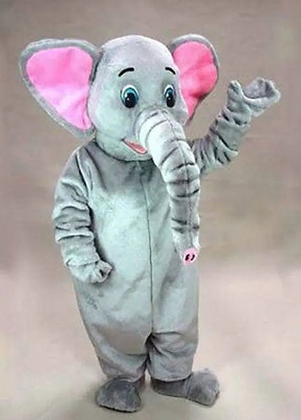 Neuer Erwachsener Hot Sale Foam süße schöne Elefant ausgefallene Cartoon Maskottchen Kostüm Plüsch Weihnachten Kostüme Halloween Maskottchen Kostüm