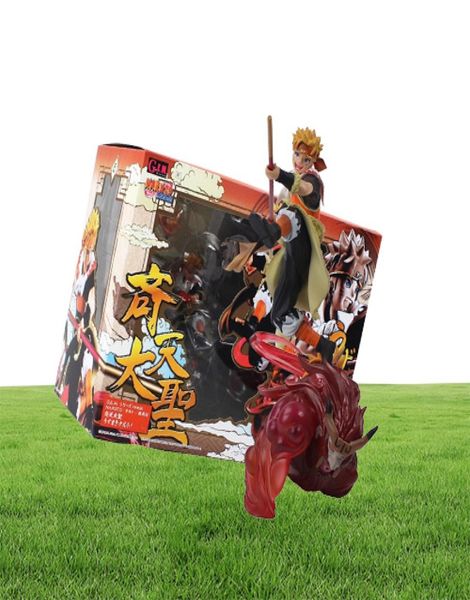 18cm Gem Shippuden Uzumaki Cos Son Goku O Monkey King Figure PVC Ação Figura Modelo