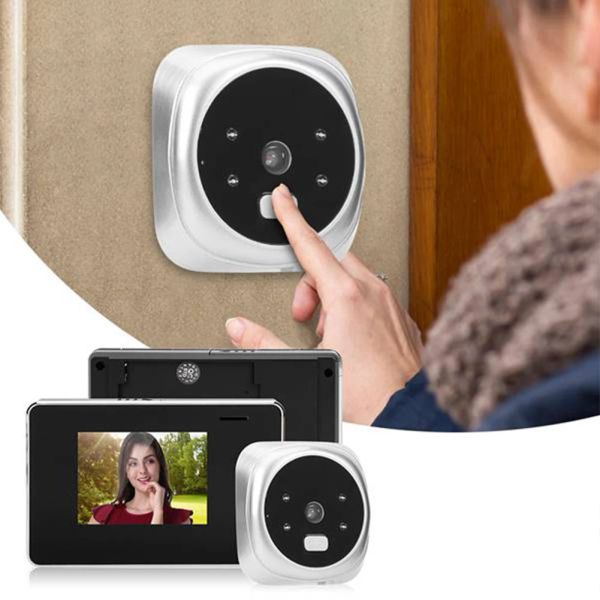 Türklingeln Peephole -Viewer Video Nachtsicht Digital Video Tür Bell Kamera Nachtsicht Zuschauer Peephole Outdoor -Tür Auge