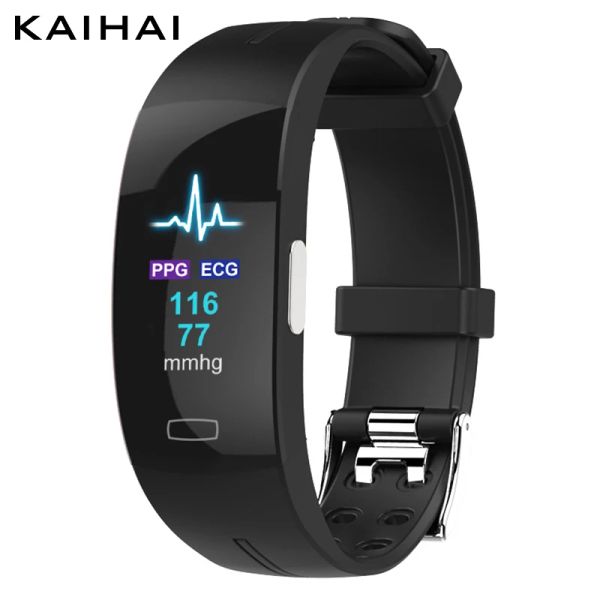 Armbänder Kaihai H66 Blutdruckmessung Smart Band Herzfrequenzmonitor PPG EKG Smart Bracelet Watch Activity Fitness Tracker