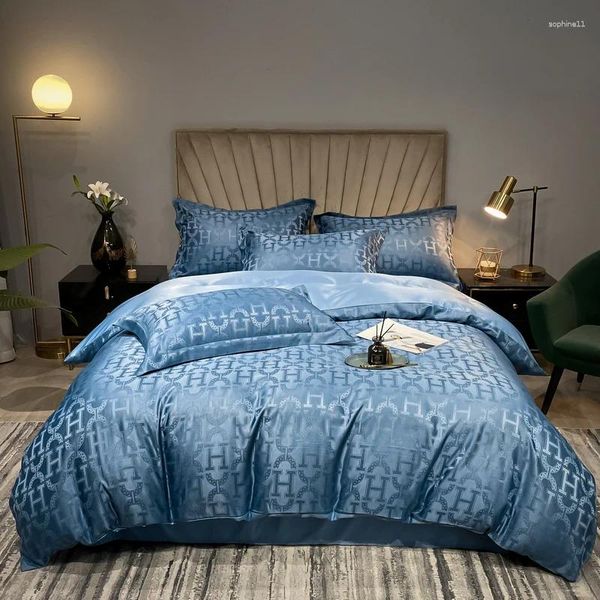 Bettwäsche-Sets High-End- und luxuriöser Digitaldruckset Duvet/ Tröster-BED-BED-Kissencas für Erwachsene
