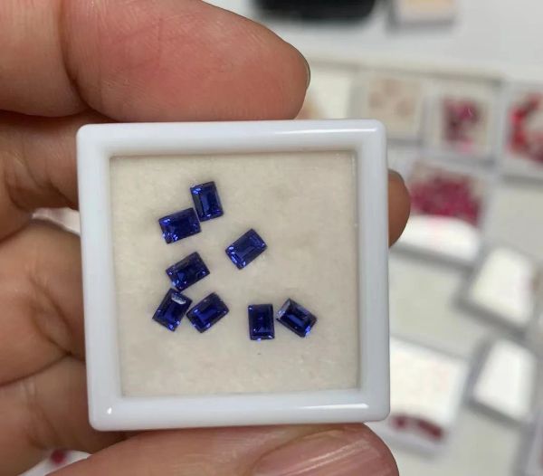 Andere Ruby Baguette 2,5x3,5 mm Top -Selling Lose Gemstones VVS1 Undefined Stone Prinzessin Ausgezeichneter Schnitt für Diamantringschmuck Juwel
