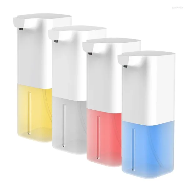 Dispensatore di sapone liquido piatto a touchless a infrarossi automatico USB ricarica automatica 350 ml