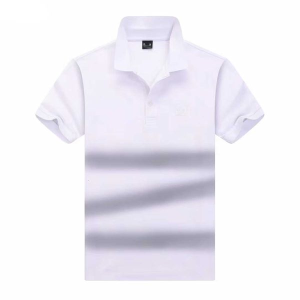 Designer Polo Shirt Mens Polos Tshirt chefes Moda marca de luxo Camiseta comercial Camiseta de golfe pura algodão respirável Mangas curtas T camisetas 2024 Summer Top 5A3G