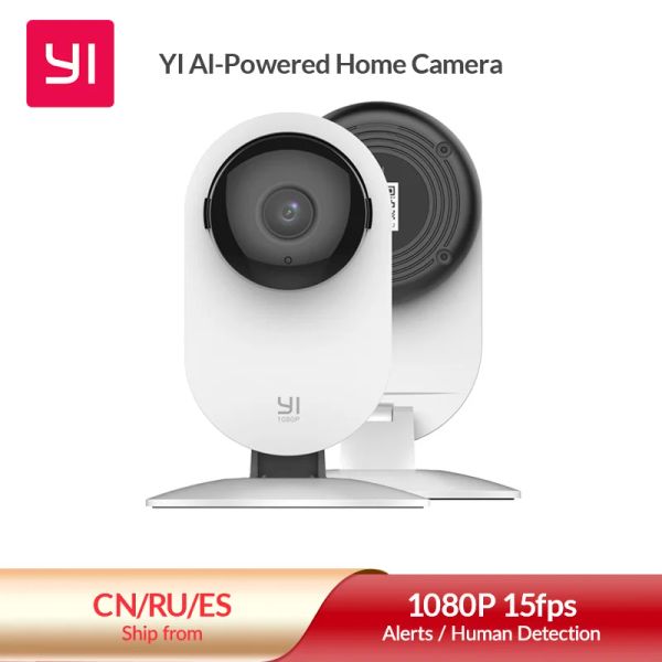 Intercom Yi 1080p Smart Home Camera Indoor AI Human/Hundekatze Haustier WLAN -Überwachung Cam Überwachungssystem mit Nachtsichtaktivitätszone