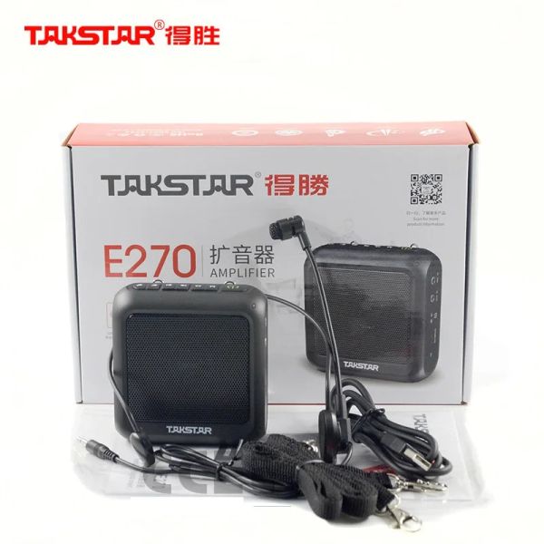 Acessórios Takstar E270 Amplificador portátil Digital Bluetooth Wireless Mic Sound Para ensino/treinamento, Materiais de engenharia ABS Formação