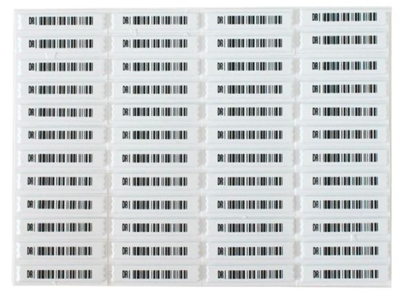 KITS 5000PCS/LOT EAS GATE SENSOR SICUREZZA ALTERIORE 58KHz AM Supermercata Antitheft DR Etichetta AM 58KHz Sticker etichetta morbida