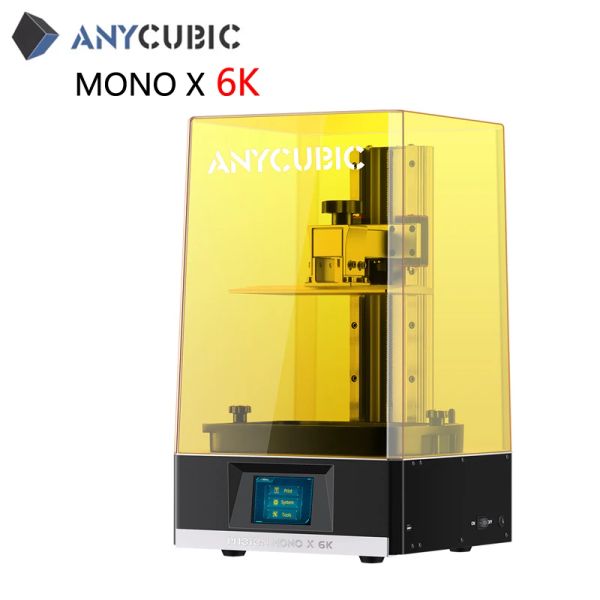 Stampante Any Cubic UV Resina UV LCD 3D Stampante Mono X 6K HD Dimensione di stampa grande 197*122*245mm Stampante in resina