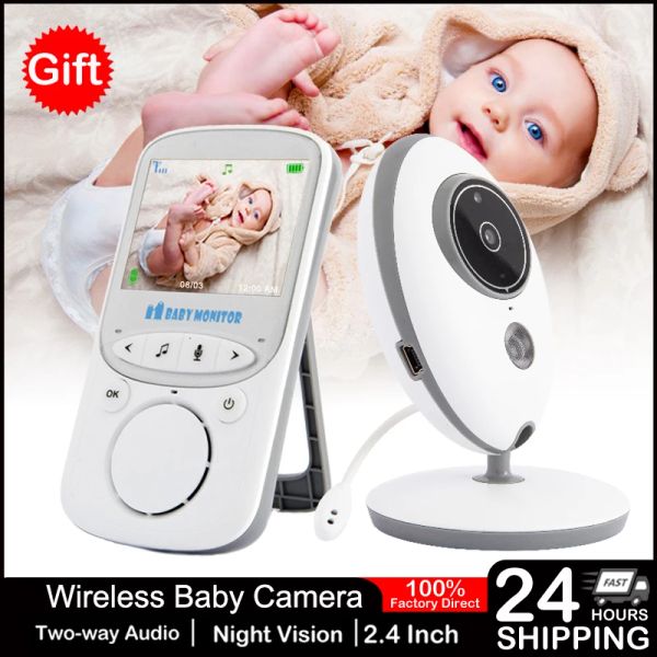 Monitores VB605 Vídeo de áudio sem fio LCD Baby Camera Night Vision Nanny Monitor Walkie Talkie Proteção de segurança Vigilância de camcate