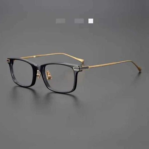 2024 Top-Designer für Männer Luxusdesignerin Frauen Sonnenbrillen Japan High-End-Brillen Rahmen männliche Myopie Ye Jingyan gleiches reines Titan Big Face Transparent