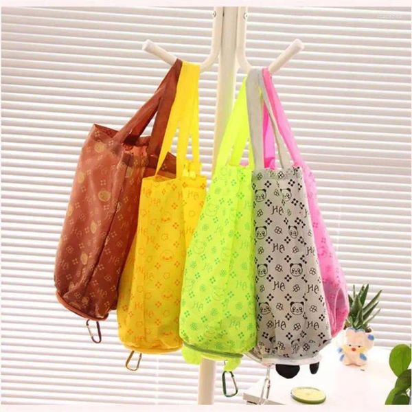 Bolsas de armazenamento Bolsa de compras desenho à prova d'água Itens portáteis resistentes à prova d'água Itens portáteis Eco Bolsas Oxford Bolsa