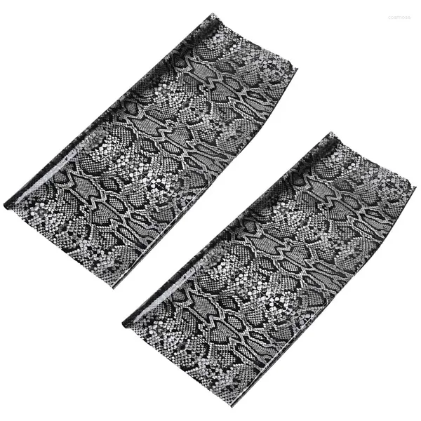 Adesivos de janela 2pcs 0,5x2m transferência de água hidrográfica hidrográfica hidrográfica hidrelping kit de decoração snakeskin