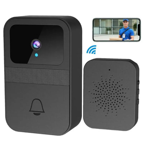 Campanello della porta della porta della porta vano remote campane visive cashimes wireless hd mini campana