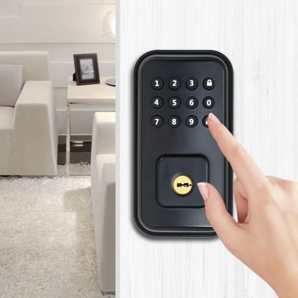 Controle Smart Bolt -Bolt Lockless de entrada Senha de entrada Touch Código Tecla de porta eletrônica de porta automática para casa Antitheft Intelligent Lock