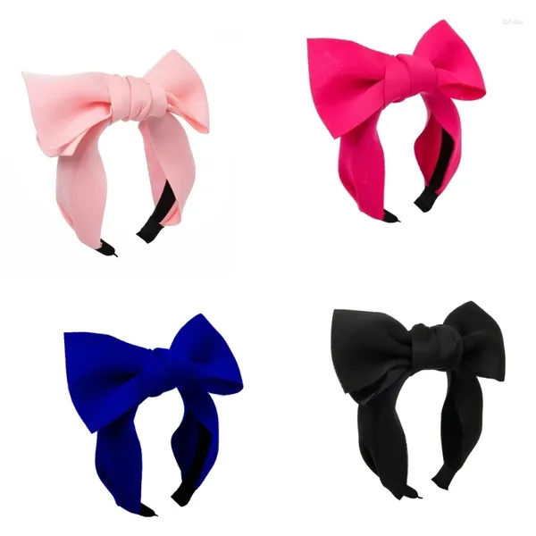 FESTIDOS DE FESTO Adorável Capacete de Bow Prom Banfil Hairswearwarwarwarwear Rosa Acessórios para meninas acolchoados de cabeça acolchoada