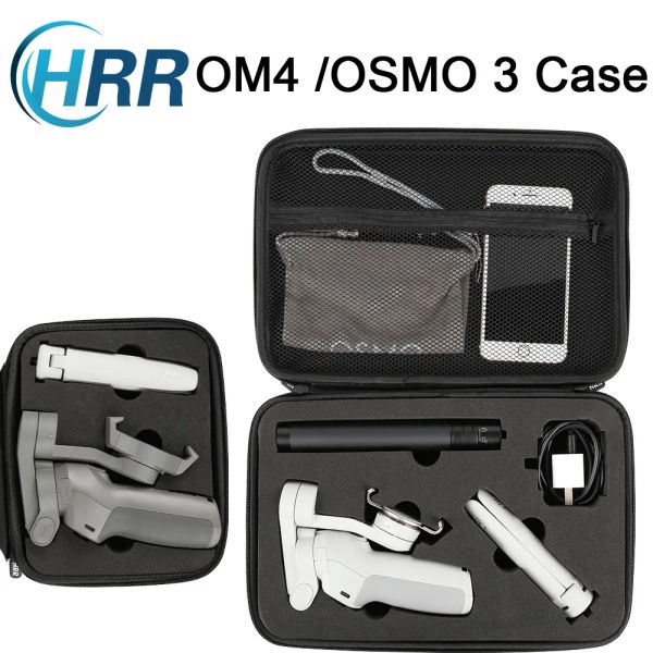 Monopodi che trasporta per DJI OM 4 / DJI Osmo Mobile 3 Compatibile con accessori per aste per estensione treppiede, OM4 Hard Eva Storage Borse Box