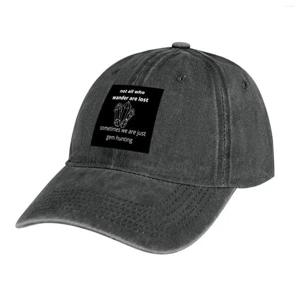 Berets Edelstein Jäger Cowboy Hut Schwarzer Militär Cap Man Golf Trucker Hüte für Männer Frauen