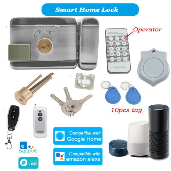 KITS 12V ELETTRICO BLOCCO ELETTRICO 125kHz Sistema di controllo Accesso Blocco opzionale WiFi Ewelink Remote Control Lock Antitheft Home Security