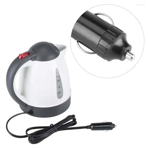 Garrafas de água 1000 ml 250 W aquecedor de caminhões de carro Auto 12/24V Kettle de aço inoxidável FASTILHO EXPONERGIDO CAPACIDADE