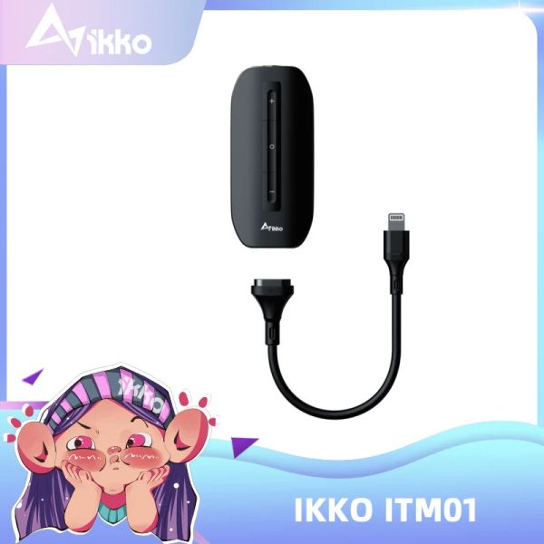 Amplificador ikko iTm01 USB DAC Switch Gaming Som Sound Phone HiFi Audio Amplifier para telefone PC Mac Lightning Cable para adaptador de 3,5 mm