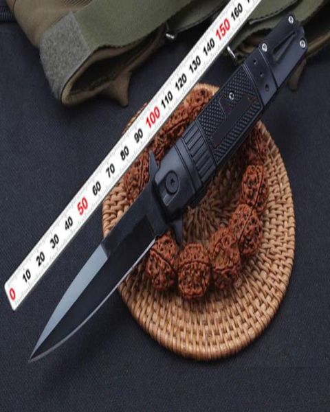 2019 coltelli da coltello laterale a molla aperta coltello assistito 5cr13mov 58hrc stealuminum manetta EDC pieghevole tasca di sopravvivenza di sopravvivenza 8006879