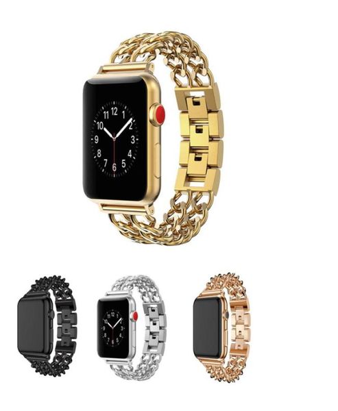 Link Armbänder Bänder Edelstahlgurt für Apple Watch Serie 123 38 mm 42 mm Armband Metallband 4 40 mm 44mm4856948