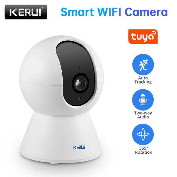 Камеры Kerui HD 3MP 5MP 1080p App App Indoor Camera Mini Size Wi -Fi IP -камера Домана безопасность Wi -Fi Supiillance Night Vision