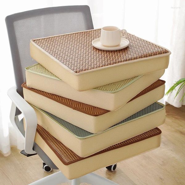 Подушка утолщенный PP ватный геометрический рисунок коврик для дома летний студенческий обеденный стул повышенная губка простая современная кожа