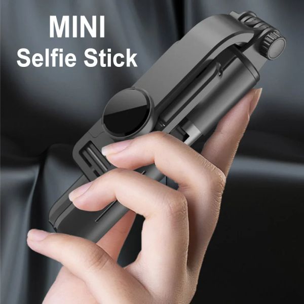 Monopods Mini Selfie Stick Bluetooth Дистанционное управление выдвижным селфи -палочкой многофункциональный мобильный телефон живой трансфер