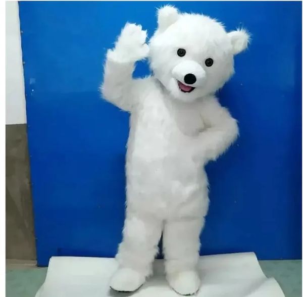 Хэллоуин взрослые размер милый белый медведь костюмы костюмы рождественское причудливое платье мультфильм персонаж костюм карнавальный пасхальная реклама тема