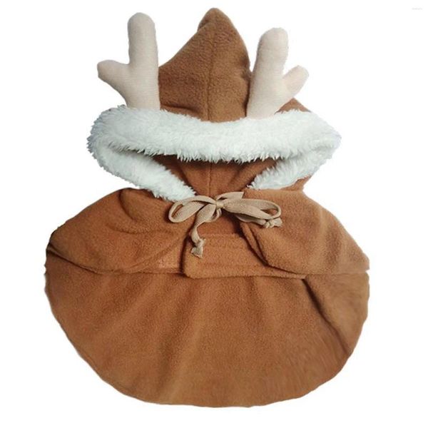 Cucciolo di abbigliamento per cani da Natale per animali domestici Dogs Dogs Party Cosplay abito pile di pile plorover Coat costume natalizio