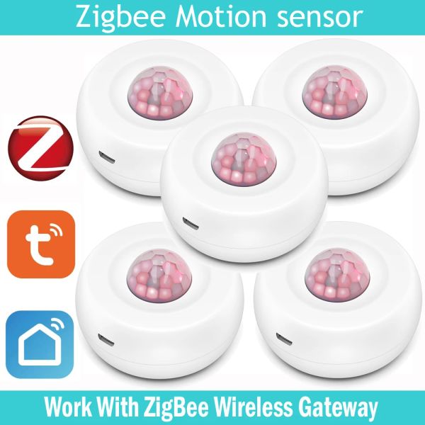 Detektor Tuya Zigbee Human Body Pir Motion Sensor Smart Life App Remote -Überprüfung Smart -Home -Sicherheitssensoren für Alexa Google Home