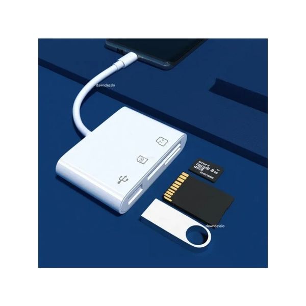 Новый новый тип-C Micro Adapter TF CF SD Карта памяти считывателя карт Compact Flash USB-C для iPad Pro Huawei для MacBook USB Type C Adapter1.Для MacBook USB-C Adapter