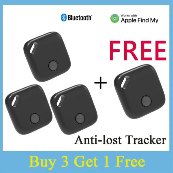 Alarme Bluetooth GPS Tracker Smart Air Tag Mini Child Pet Finder Key ALARM ANTILOST Localizador de alarme de segurança para o sistema Apple iOS Encontre meu aplicativo