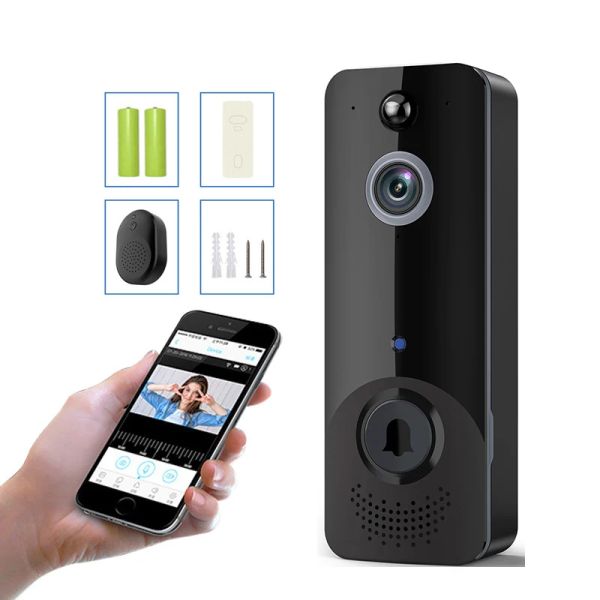 Türklingel Eken M8 IP65 WiFi wasserdichte intelligente Videokamera visuelle Intercom Nachtsicht IP Doorbell Pir Wireless Camer