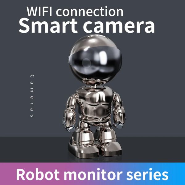 Kameras 2MP 1080p IP -Kamera Wireless Home Security Roboter Roboter Kamera Twoway Audio Überwachung Invisible Objektiv WiFi Nachtsicht Haustier Roboter