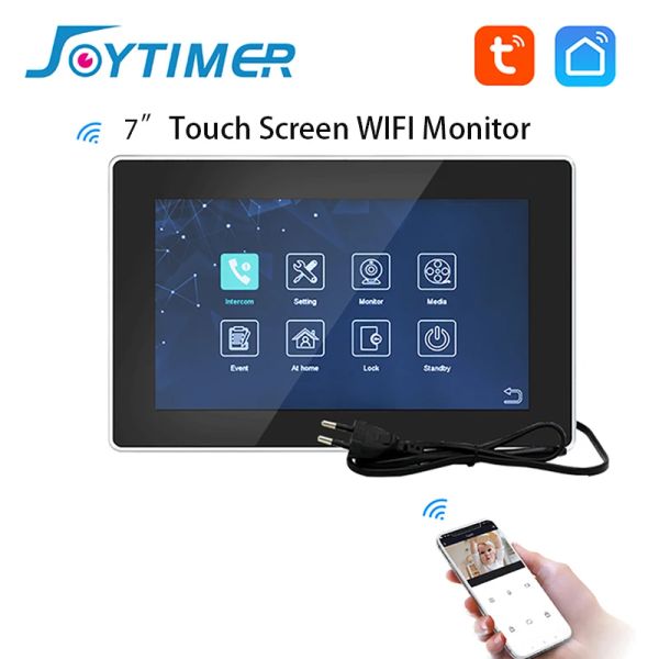 Monitora Joytimer Wifi Video Intercom Ahd Touch Monitoraggio interno per la funzione Mute Mute Tuya Smart Wireless Video Door Porta di accesso al telefono