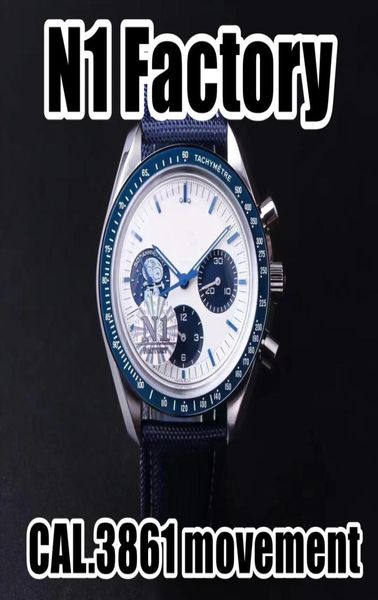 N1 1970 Spazio commemorativo Sports orologio 42 mm di diametro con 3861 tempistica di movimento Il razzo aperto può trasformare la funzione terrestre Sapphire 8422796