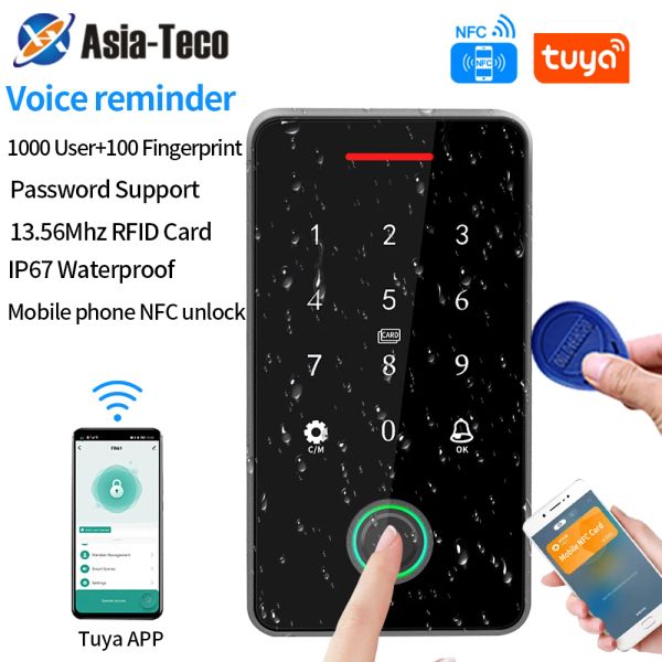 KITS 13.56MHz RFID Card KeyPad Waterproof App App Accesso Accesso di accesso alla porta della porta della porta Bluetooth Accesso della porta Bluetooth Controller