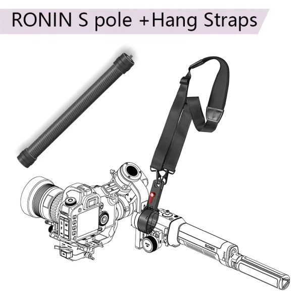 Monopodi Tripode a canna per asta di estensione in fibra di carbonio per accessorio per stabilizzatore portatile DJI Ronin S