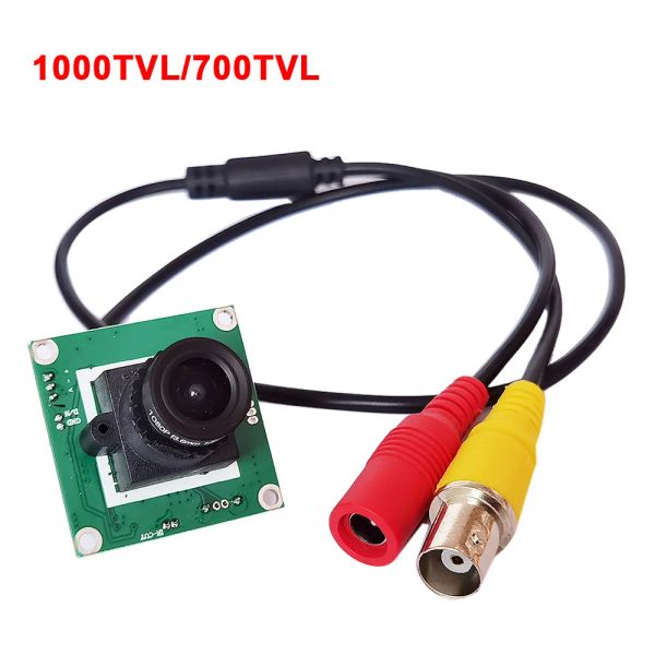 Kameras 700TVL / 1000TVL Color CMOS Analog Kamera HD 3,6mm Objektiv PCB -Modul CCTV -Sicherheitsüberwachung Videokamera DIY Monitor Mini COMET