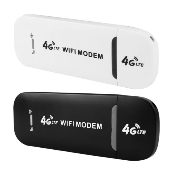 4G LTE Wireless Router DONGLE USB DONGLE 150 MBPS ROUTER WIFI COM ADAPTOR DE WIFI MOLETA DE CARTO DE CARTÃO SIM SIM