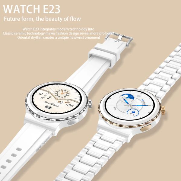 Orologi E23 Smart Watch for Women Luxury Originale Smartwatch femminile Owatch Fitness Bracciale Ladies Watch Digital Electronics Clock