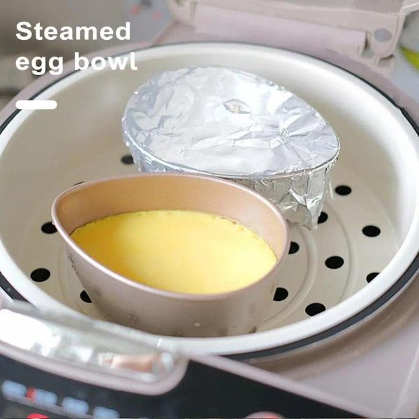 Schalen gedämpfte Eierschüssel Küche Mischung vielseitiger Edelstahl -Dampfschalter Set zum Servieren von Wilderei -Eiern langlebig
