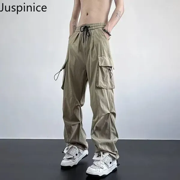 Pantaloni maschili giapponesi retrò tute in generale primavera autunno casual sciolte pantaloni drappeggi uomini pantaloni lunghi abiti maschili lunghi abiti maschili