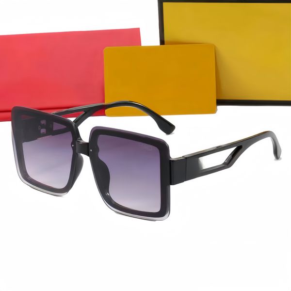 Occhiali da sole maschili da sole lettere designer occhiali di lusso telaio lunette occhiali da sole per donne occhiali di protezione sovradimensionati flash occhiali UV