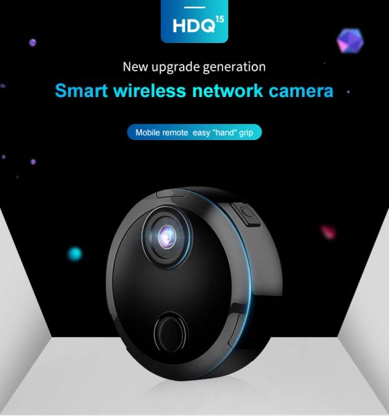 Мониторы мини -наблюдения за детьми камера IP Wi -Fi Night Vision HD 1080p Удаленный мониторинг обнаружения движения камеры микроэнергетики HD 1080p