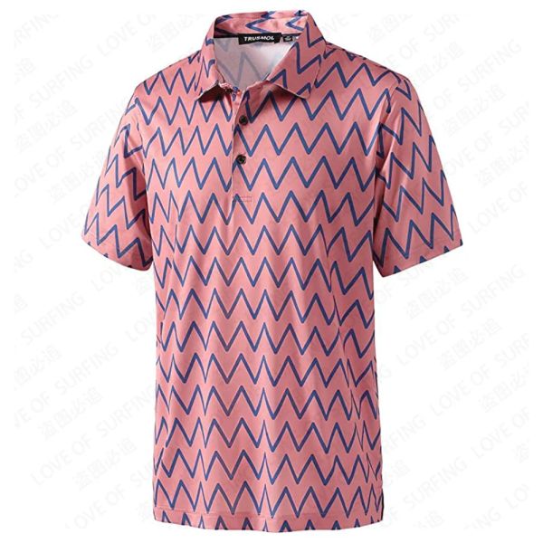 Рубашки Новые рубашки для гольфа для мужчин сухой подход