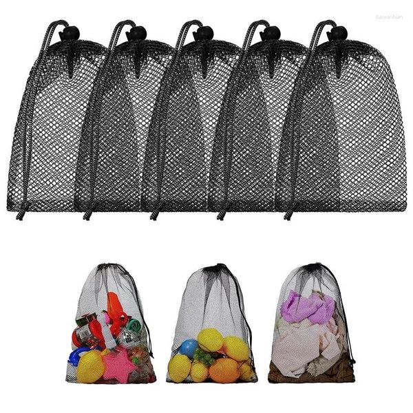 Aufbewahrungsbeutel Bag Beutel 1/2pcs Organizer Mehrzweck Nylon Mesh Draw String Familie Outdoor Travel Beach Schwimmausrüstung Home