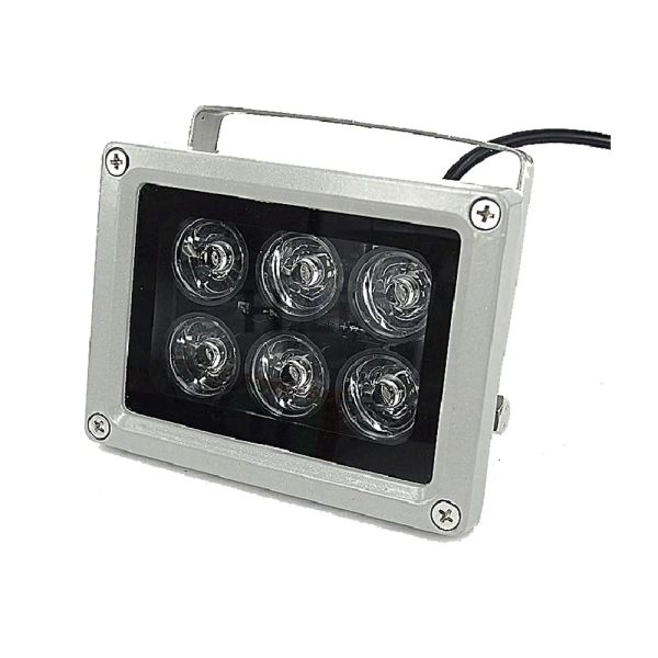Aksesuarlar 940Nm Görünmez 6pcs IR Işık CCTV Dolgu Işık LED'leri Illuminator kızılötesi lamba IP66 CCTV kamera için su geçirmez gece görüşü